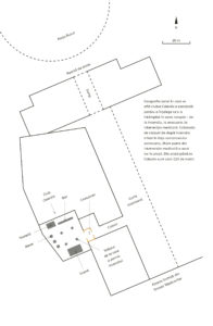 Schița zonei în care se află clubul Colectiv, în interiorul Fabricii Pionierul. Geografia spațiului e esențială pentru a înțelege firul evenimentelor.