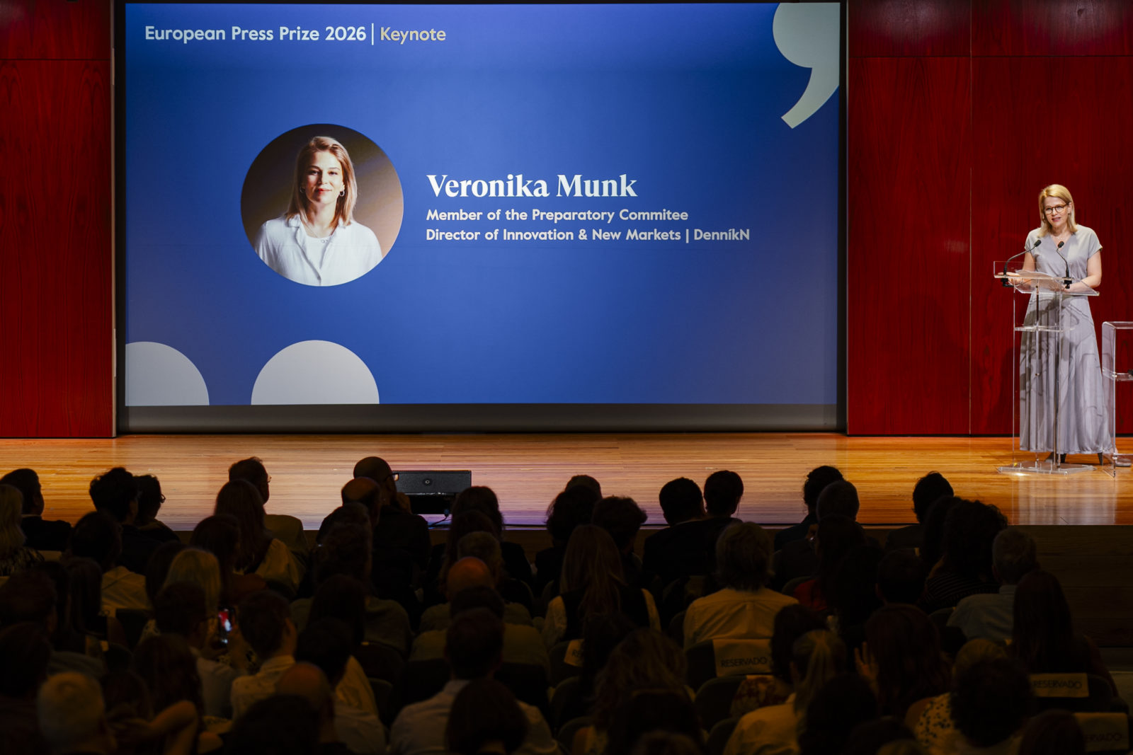 Keynote speech European Press Prize 2026